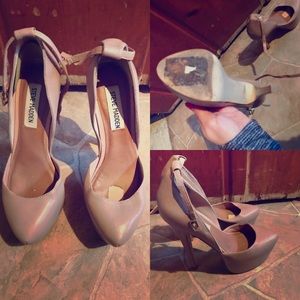 Nude Sky High Steve Madden Platform